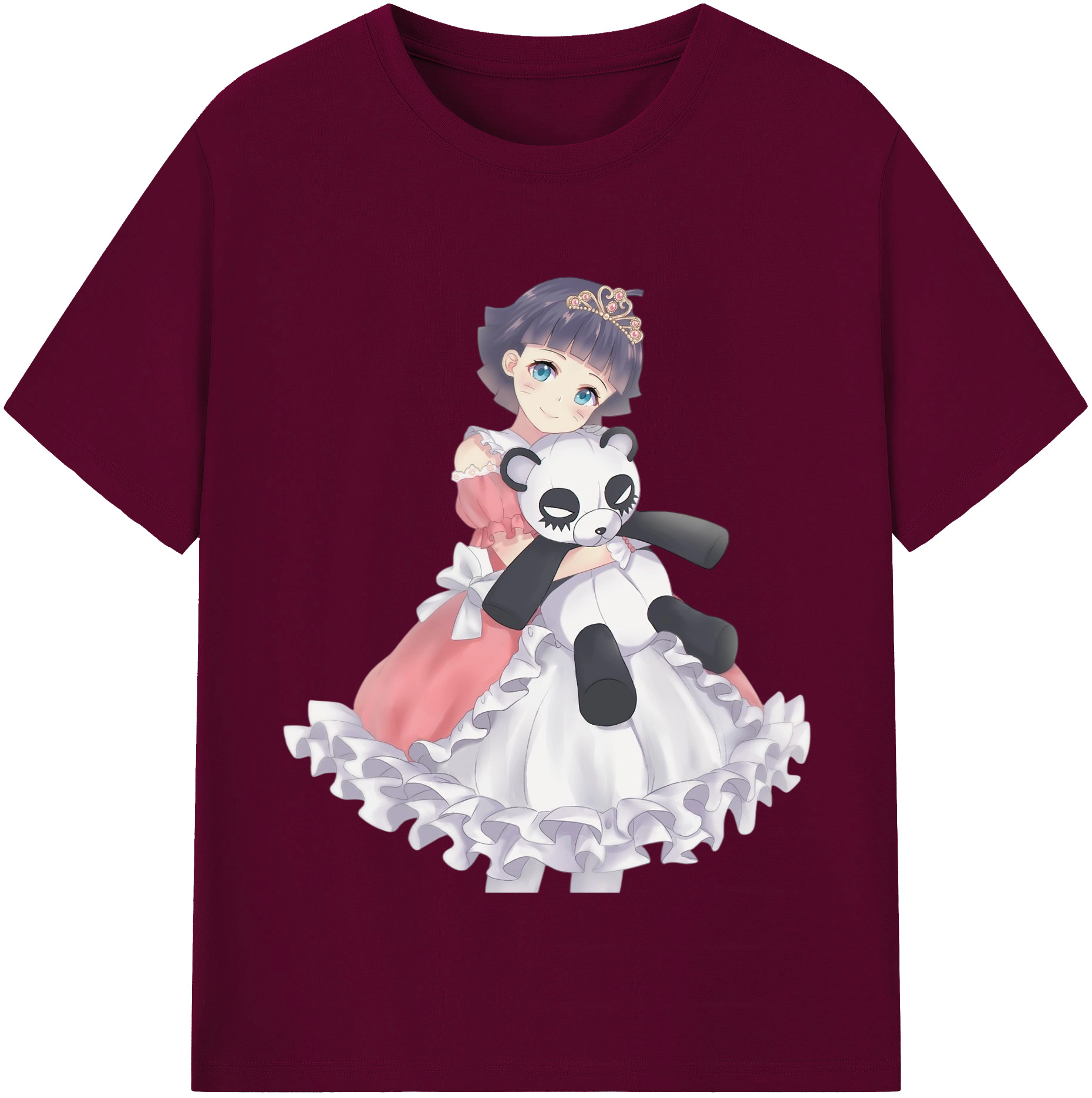 （画像用） NARUTO -ナルト- うずまき ヒマワリ Uzumaki Himawari レディースカジュアルプリントTシャツ（綿100％）